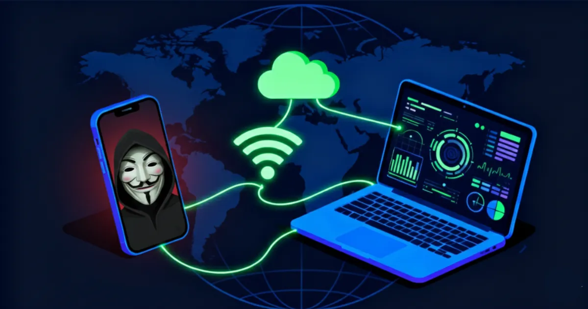 Remote phone monitoring via cloud dashboard on laptop and smartphone — online monitoring guide